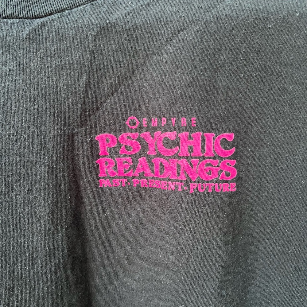 Empyre Black and Pink Psychic Readings Tee Halloween Tshirt - Picture 4 of 4